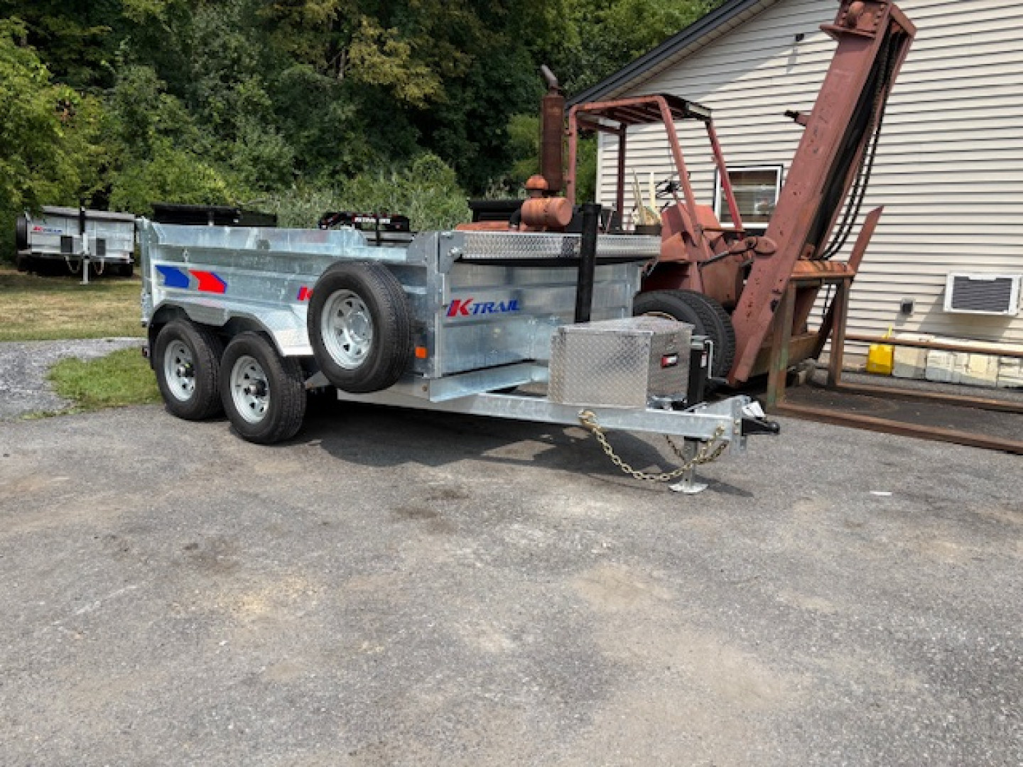 New 2026 K-Trail Galvanized 6X10-10K GVW Dump Trailer