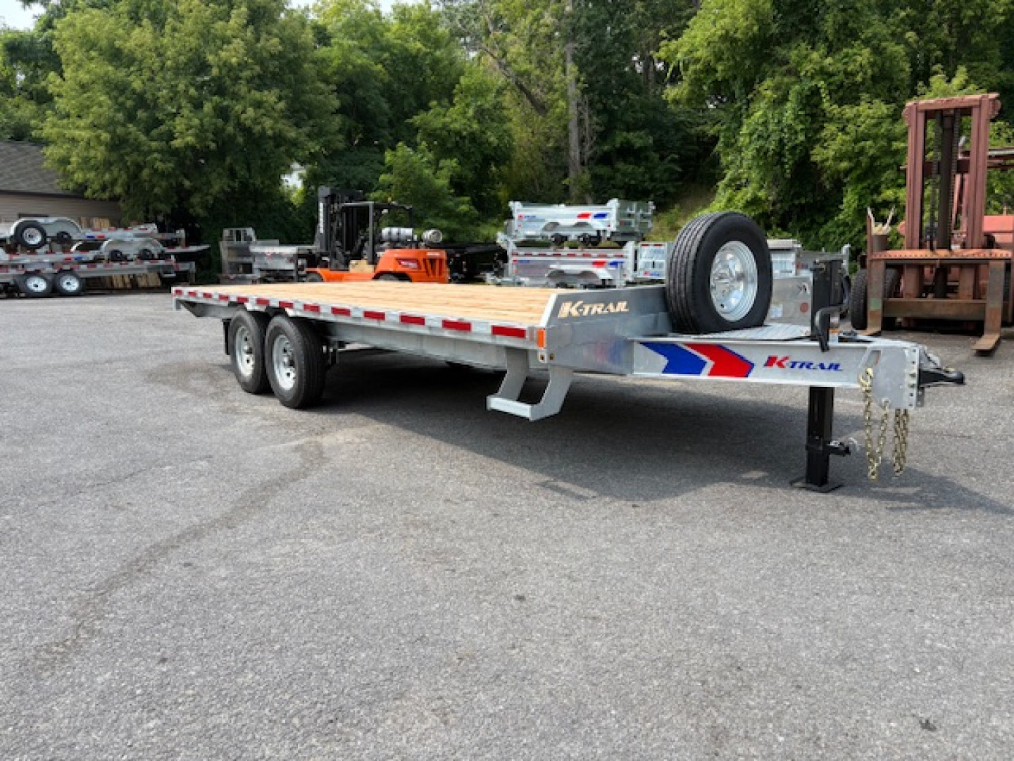 New 2026 K-Trail 20' Galvanized 20' Deckover Equipment-14K GVW
