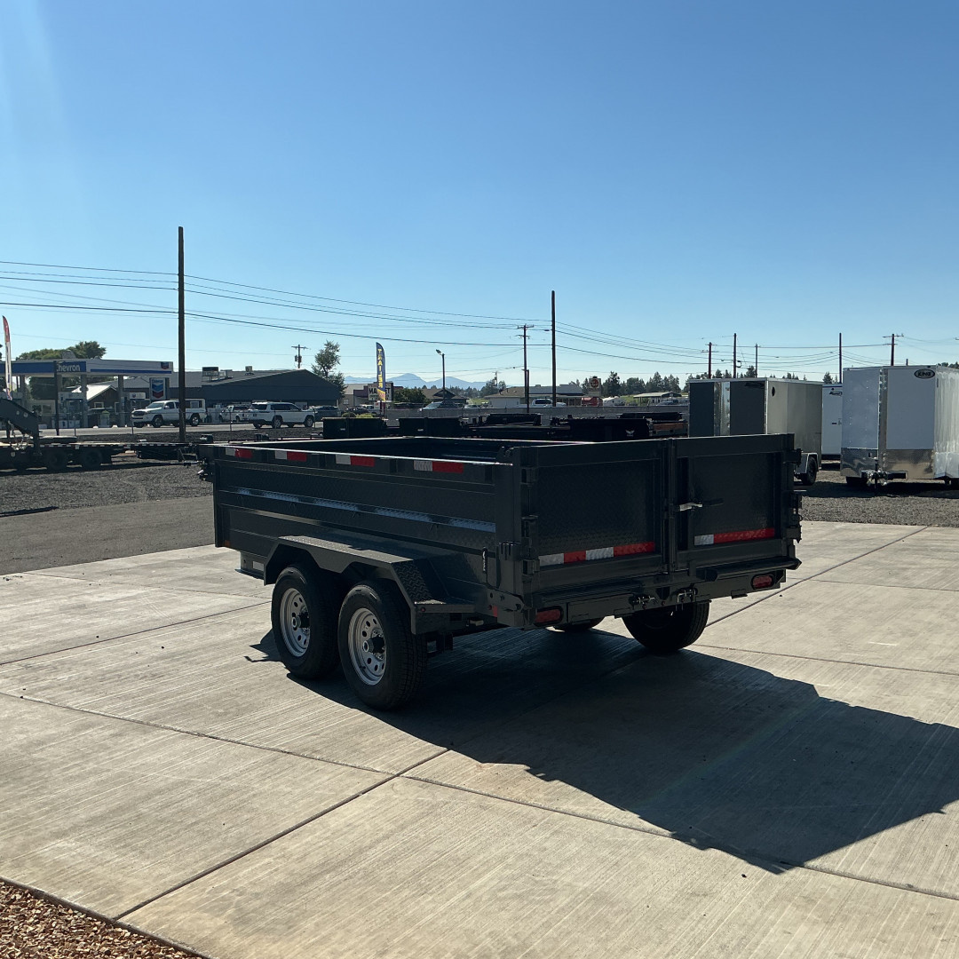 New 2026 Eagle Trailers 6x12 Raptor Low Profile Dump Tandem Axle 10K, Gray,