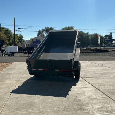 New 2026 Eagle Trailers 6x12 Raptor Low Profile Dump Tandem Axle 10K, Gray,