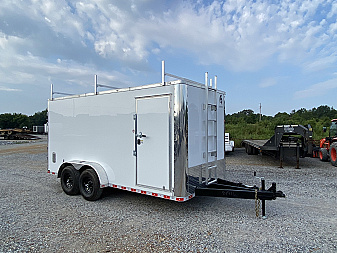 New 2026 Spartan 7'x16' 14k CONTRACTOR Enclosed Trailer