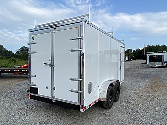 New 2026 Spartan 7'x16' 14k CONTRACTOR Enclosed Trailer
