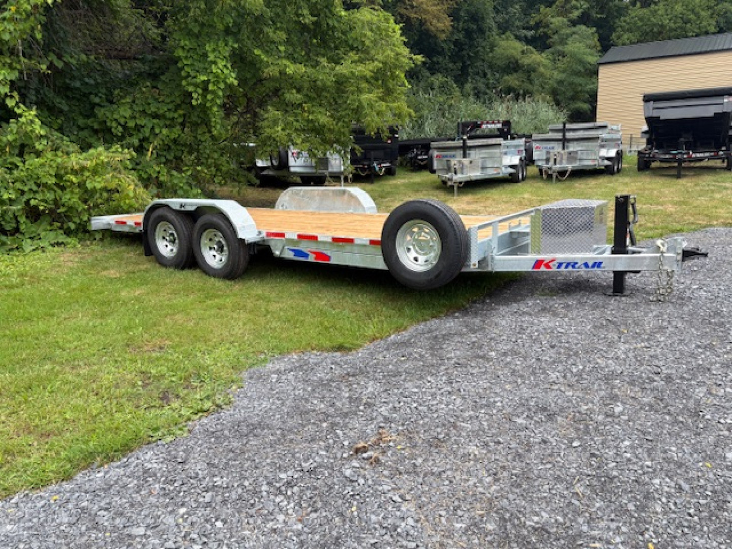 New 2026 K-Trail Galvanized Power Tilt Trailer -14K GVW