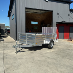 New 2026 Eagle Trailers 5x10 Single Axle 3K Aluminum Utility Trailer
