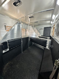 Used 2025 Cimarron Trailers 4H 14'8" Trail Boss LQ Horse Trailer