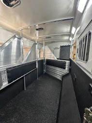 Used 2025 Cimarron Trailers 4H 14'8" Trail Boss LQ Horse Trailer