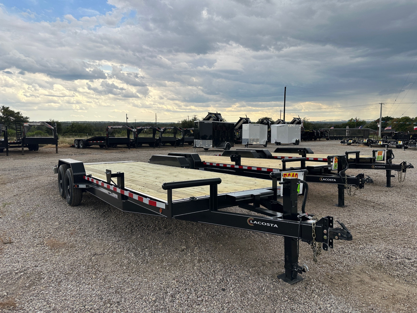 New 2025 Lacosta 83"x24' Car Hauler Trailer - 14K GVWR