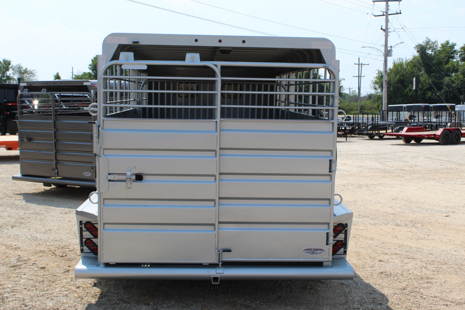 New 2025 GR TRAILERS 6.8' x 16' Bumper Pull Livestock Trailer