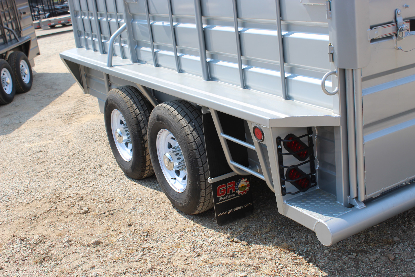 New 2025 GR TRAILERS 6.8' x 16' Bumper Pull Livestock Trailer