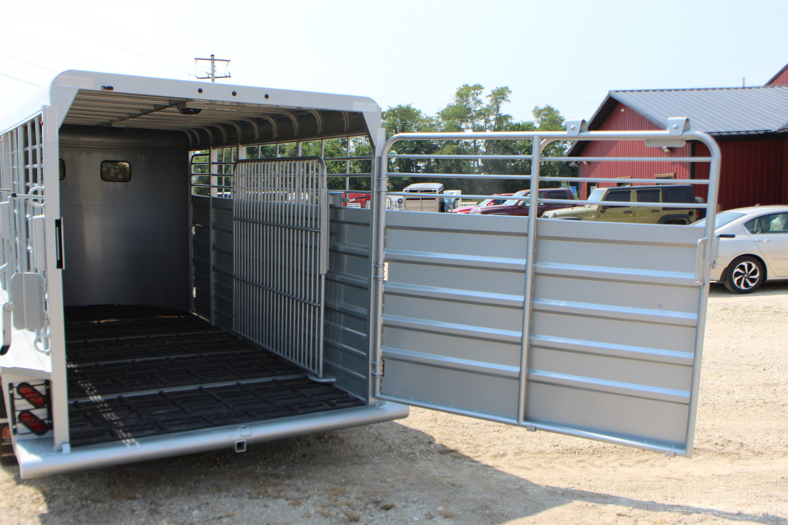 New 2025 GR TRAILERS 6.8' x 16' Bumper Pull Livestock Trailer
