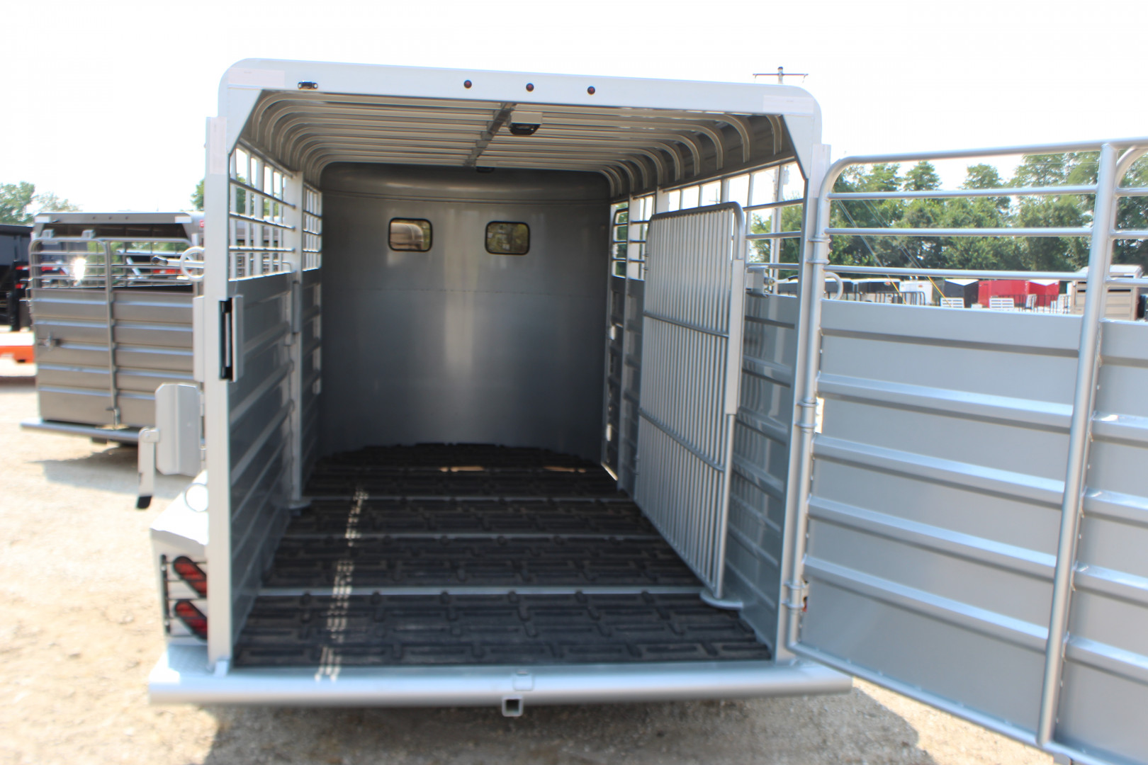 New 2025 GR TRAILERS 6.8' x 16' Bumper Pull Livestock Trailer