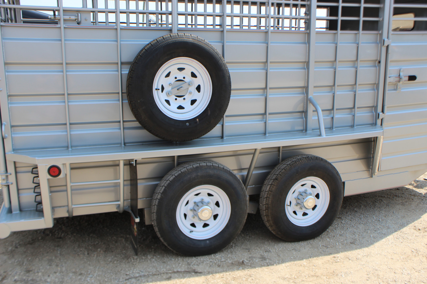 New 2025 GR TRAILERS 6.8' x 16' Bumper Pull Livestock Trailer