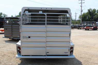 New 2025 GR TRAILERS 6.8' x 16' Bumper Pull Livestock Trailer