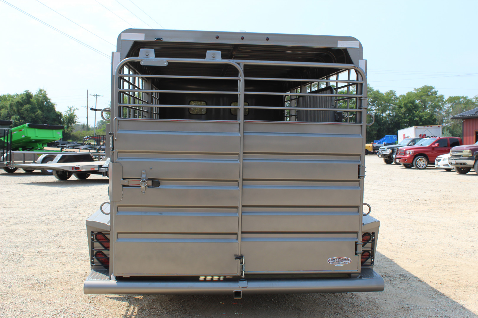 New 2025 GR TRAILERS 6.8' x 16' Bumper Pull Livestock Trailer
