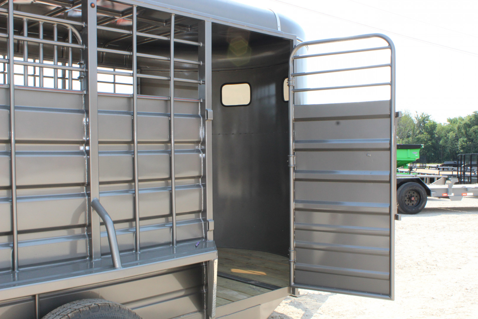 New 2025 GR TRAILERS 6.8' x 16' Bumper Pull Livestock Trailer