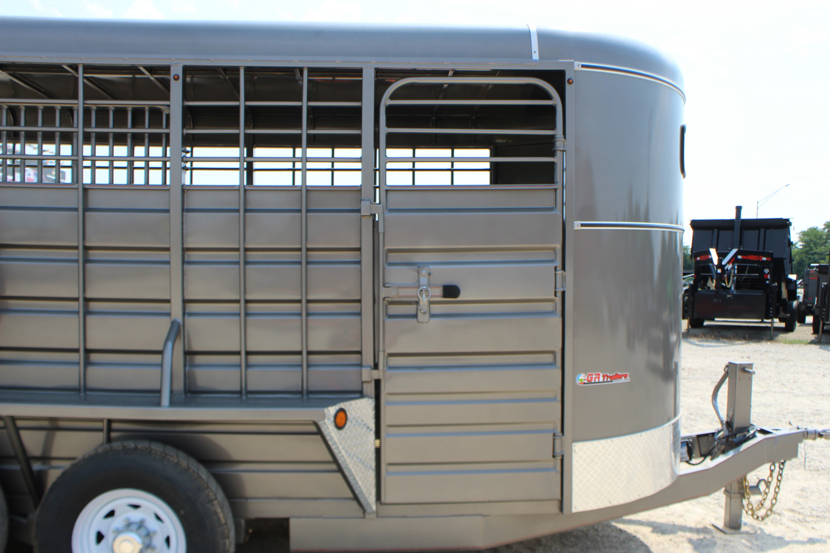 New 2025 GR TRAILERS 6.8' x 16' Bumper Pull Livestock Trailer