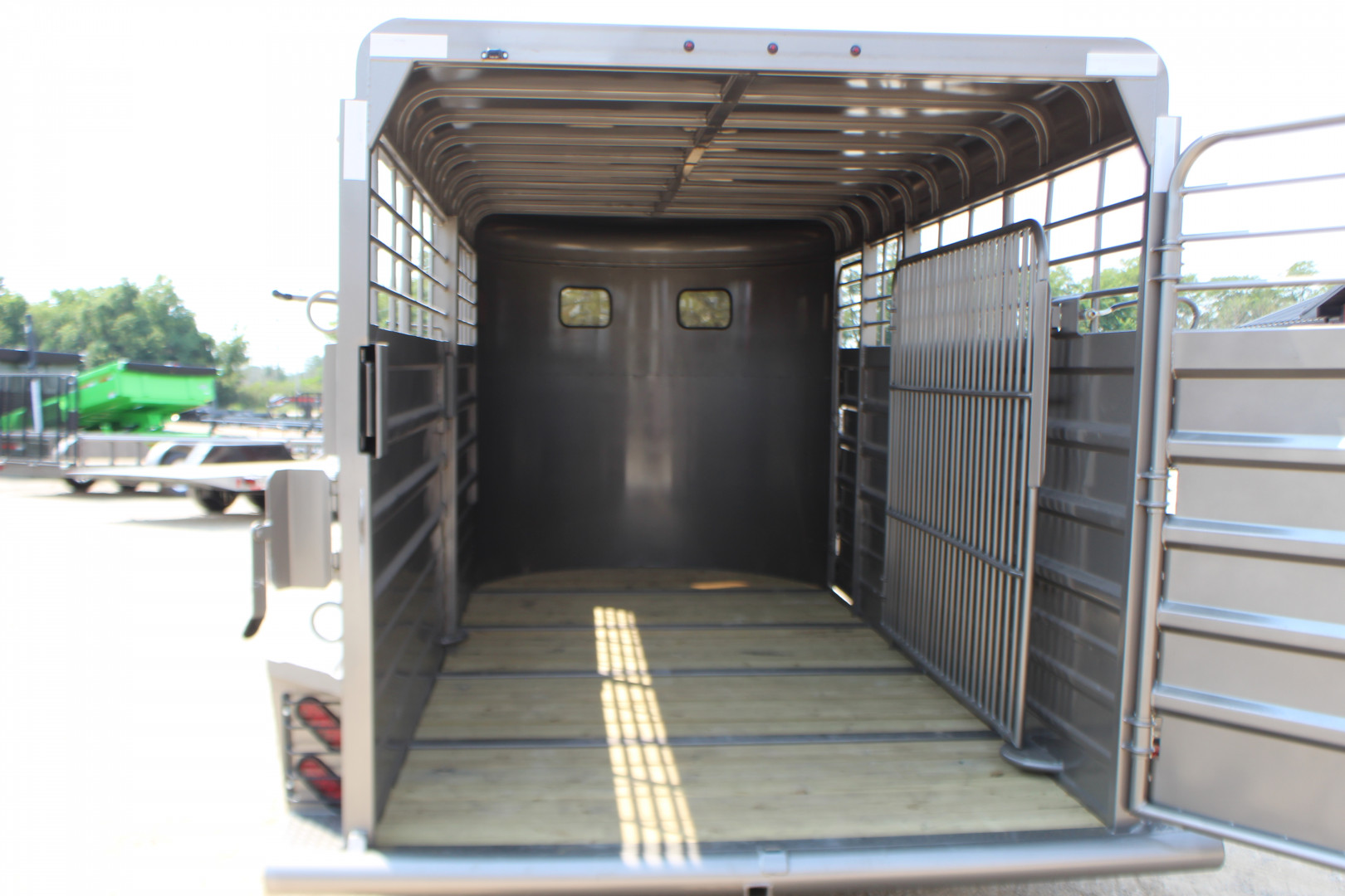 New 2025 GR TRAILERS 6.8' x 16' Bumper Pull Livestock Trailer