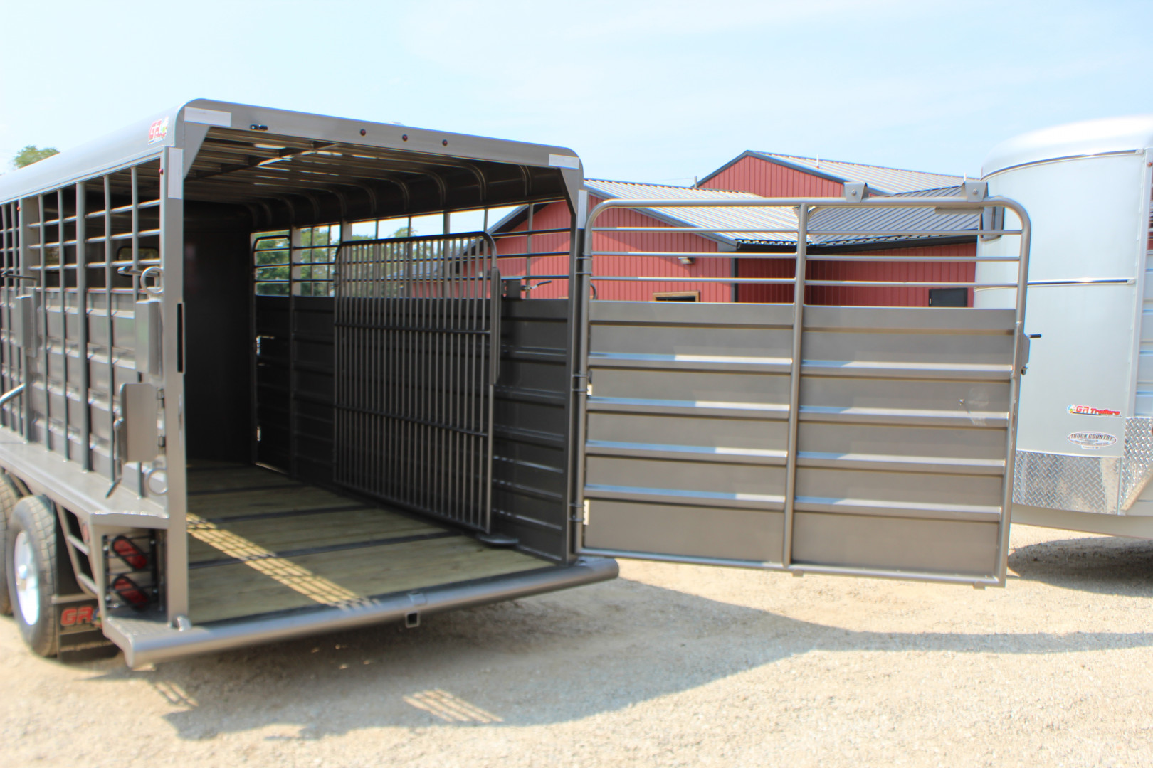 New 2025 GR TRAILERS 6.8' x 16' Bumper Pull Livestock Trailer