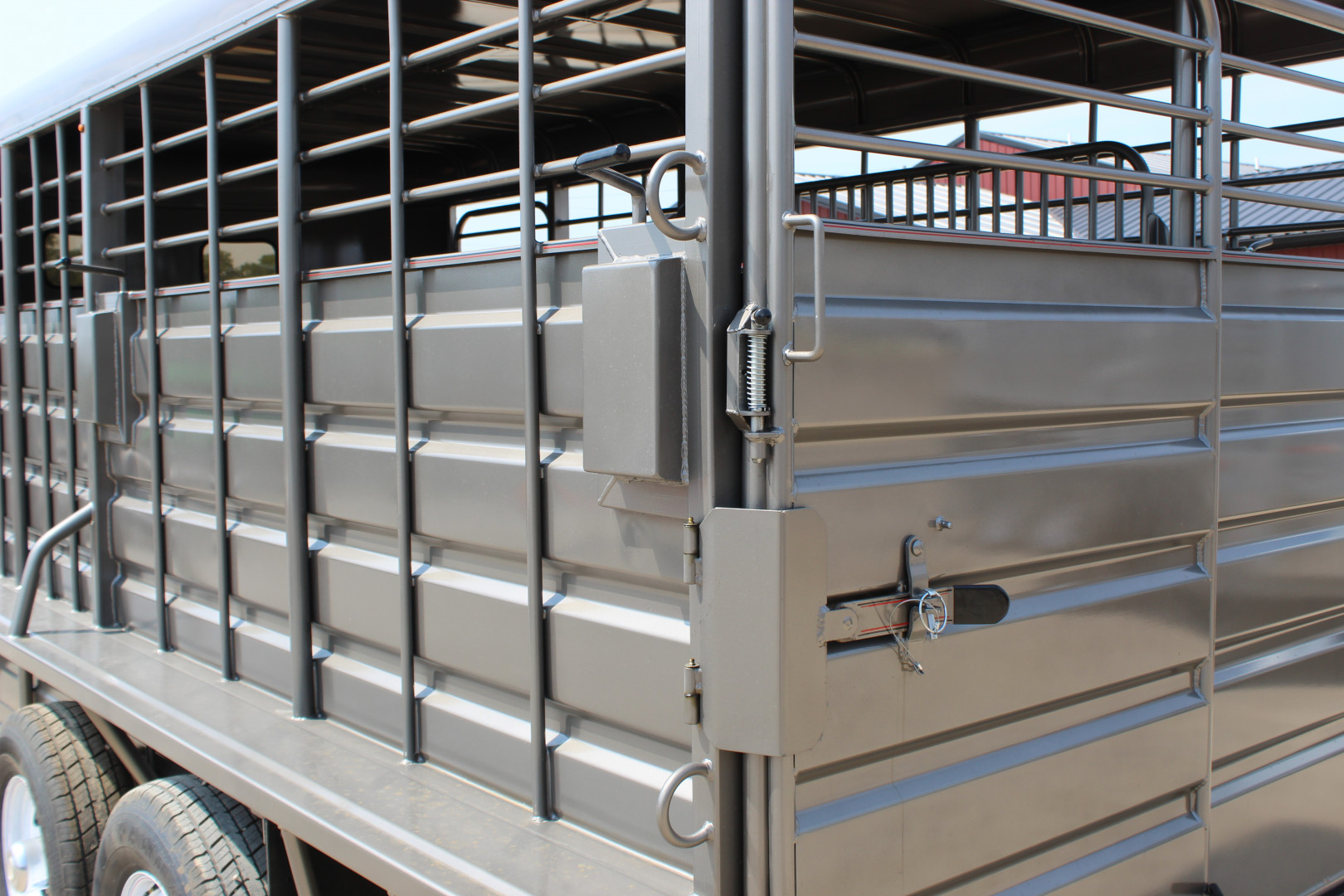 New 2025 GR TRAILERS 6.8' x 16' Bumper Pull Livestock Trailer