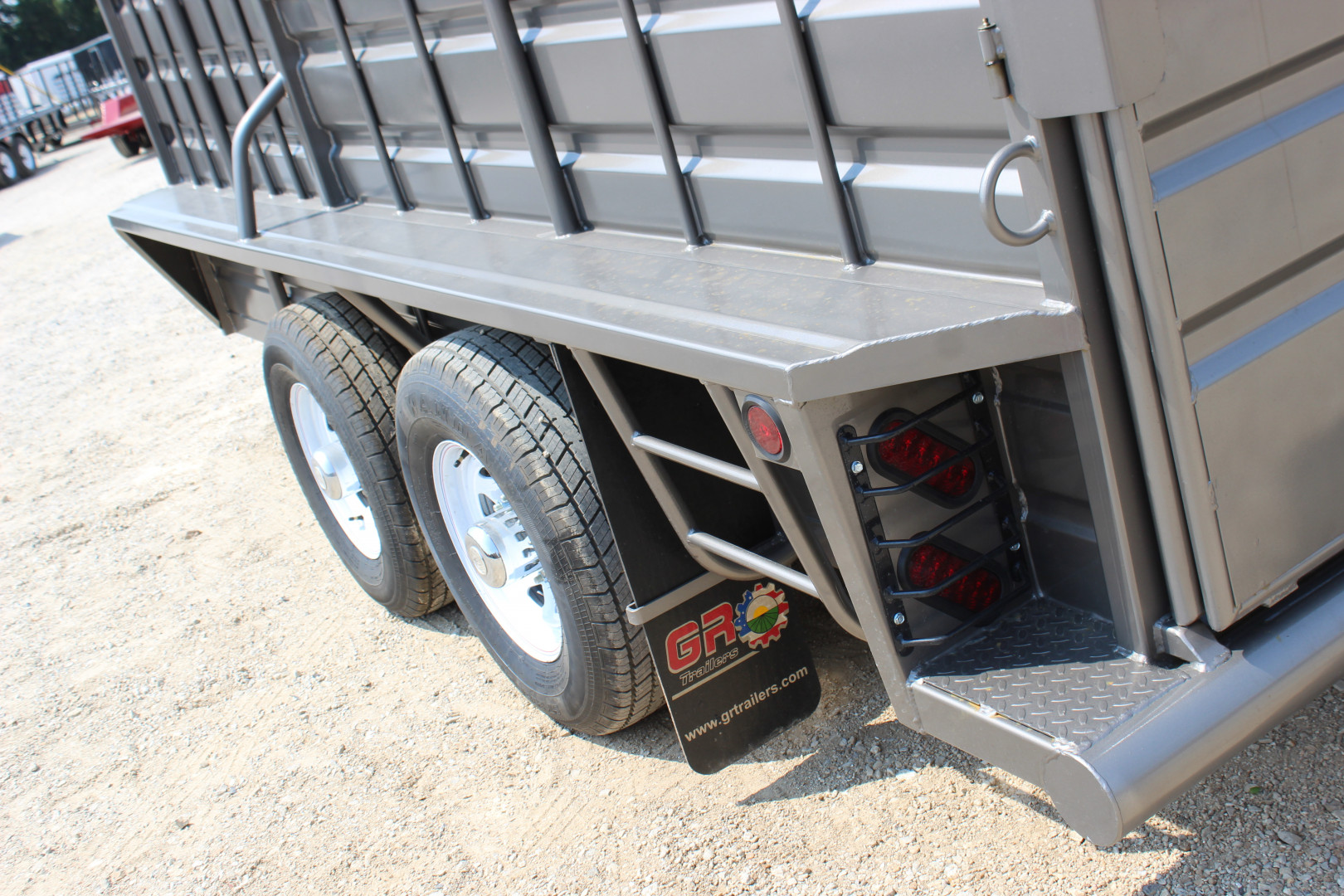 New 2025 GR TRAILERS 6.8' x 16' Bumper Pull Livestock Trailer