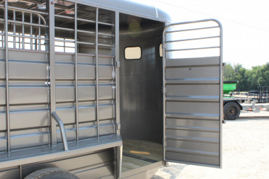 New 2025 GR TRAILERS 6.8' x 16' Bumper Pull Livestock Trailer