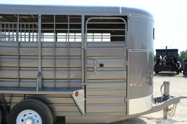 New 2025 GR TRAILERS 6.8' x 16' Bumper Pull Livestock Trailer