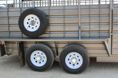 New 2025 GR TRAILERS 6.8' x 16' Bumper Pull Livestock Trailer