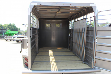 New 2025 GR TRAILERS 6.8' x 16' Bumper Pull Livestock Trailer