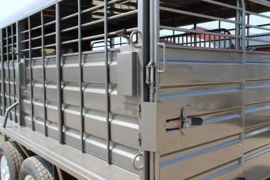 New 2025 GR TRAILERS 6.8' x 16' Bumper Pull Livestock Trailer