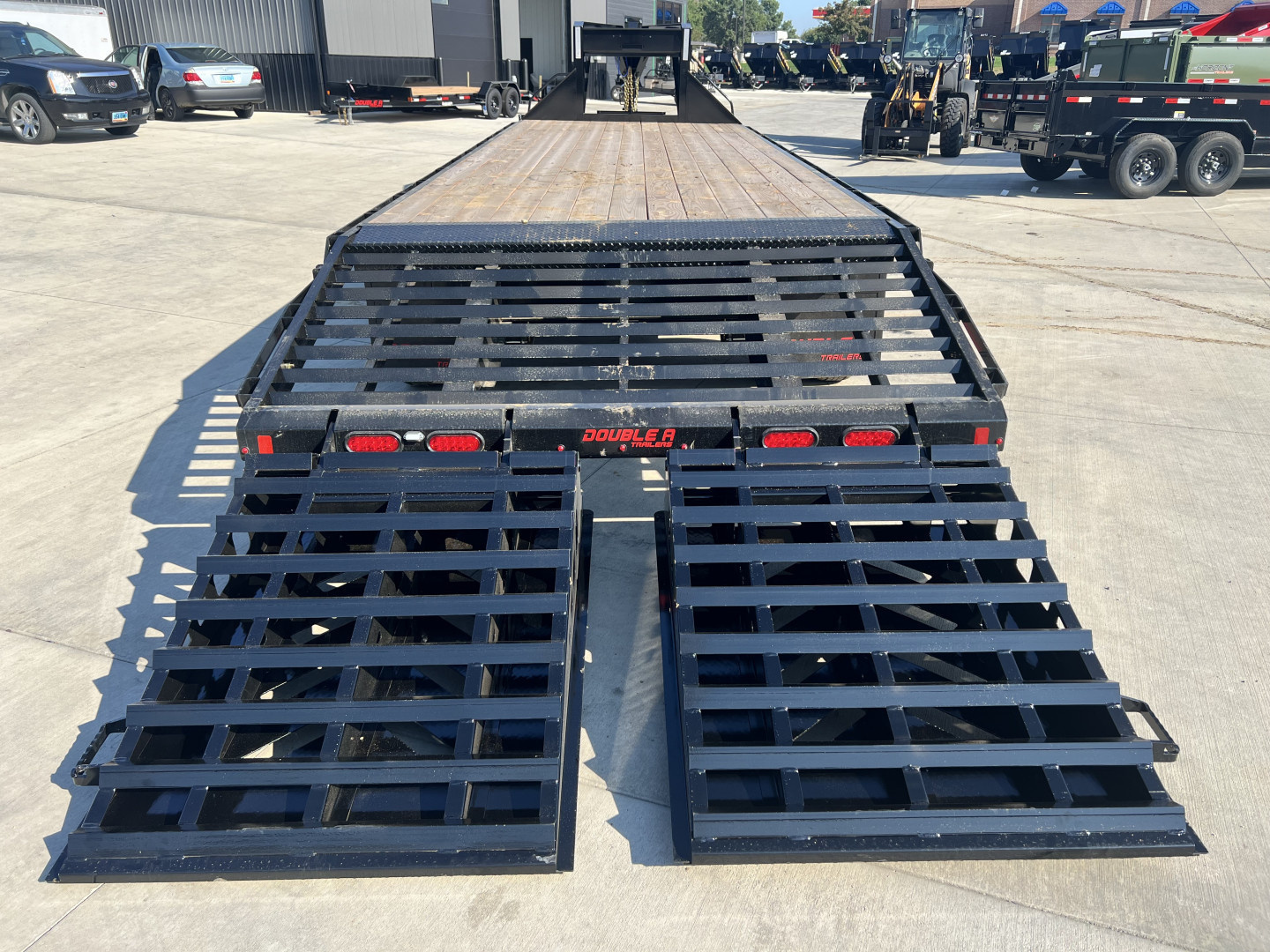 New 2026 Double A 28’ Gooseneck Deckover 23’ plus 5’ x 102” with 2-10K tandem dual axles=25K