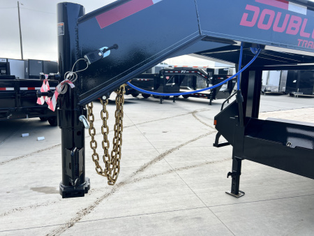 New 2026 Double A 28’ Gooseneck Deckover 23’ plus 5’ x 102” with 2-10K tandem dual axles=25K