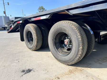 New 2026 Double A 28’ Gooseneck Deckover 23’ plus 5’ x 102” with 2-10K tandem dual axles=25K