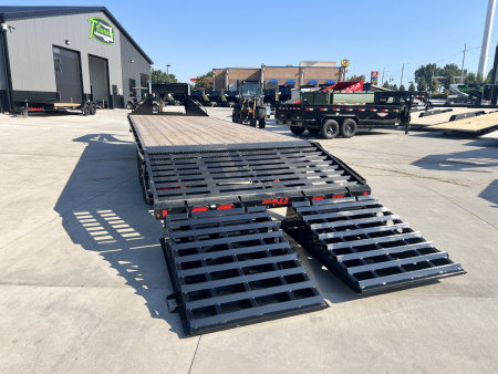 New 2026 Double A 28’ Gooseneck Deckover 23’ plus 5’ x 102” with 2-10K tandem dual axles=25K