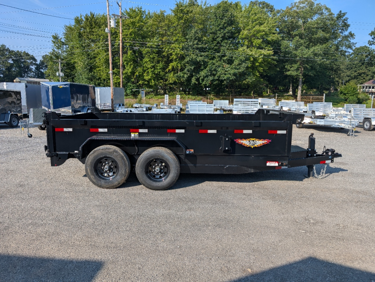 New 2025 H&H 83X14 14K Dump Trailer
