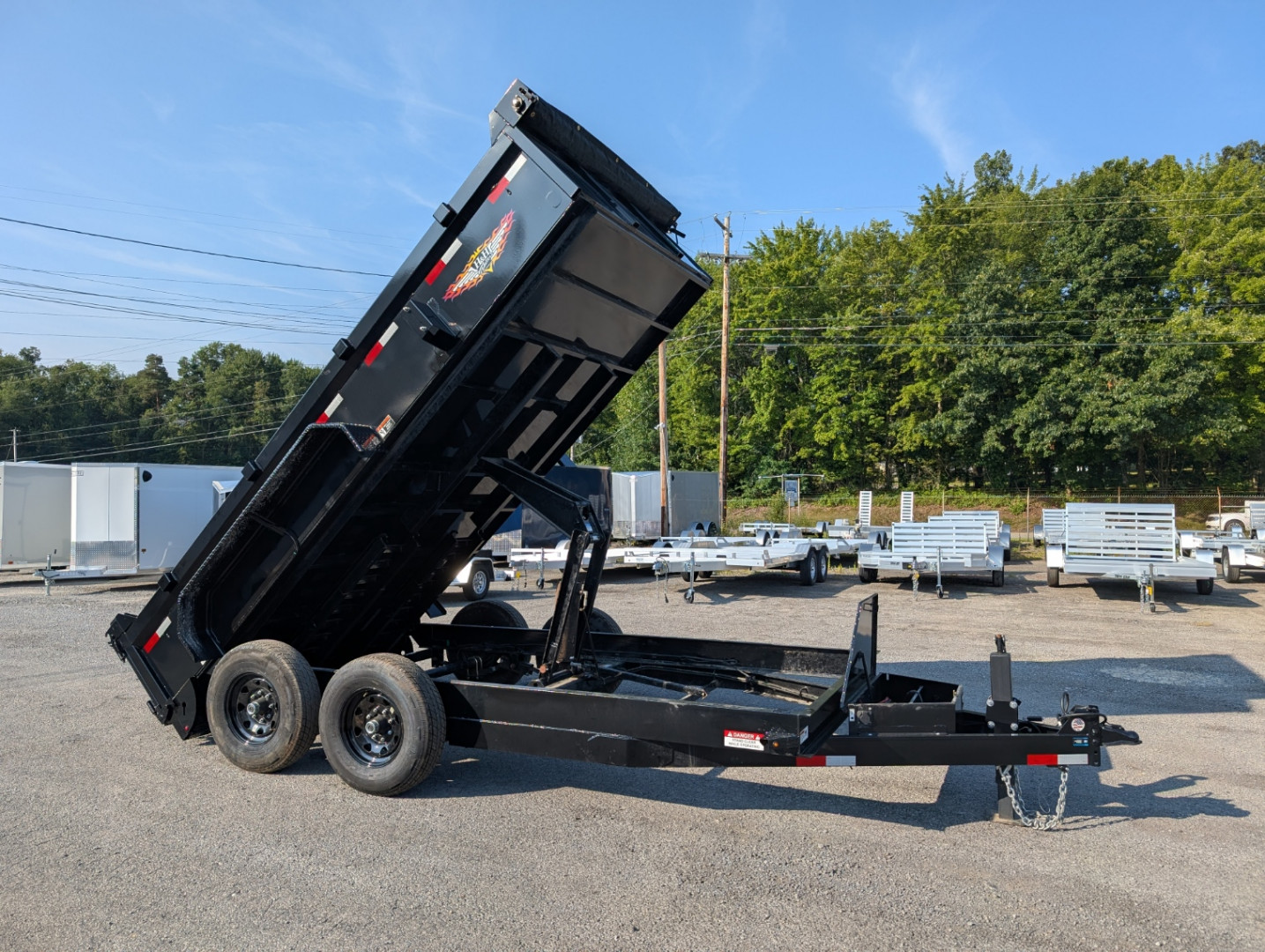 New 2025 H&H 83X14 14K Dump Trailer