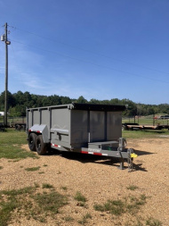 New 2025 TUFFDUMP TD14HS Dump Trailer 7'x14' 4' Sides