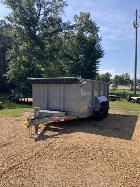 New 2025 TUFFDUMP TD14HS Dump Trailer 7'x14' 4' Sides