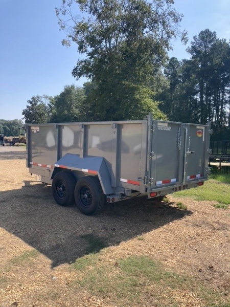 New 2025 TUFFDUMP TD14HS Dump Trailer 7'x14' 4' Sides