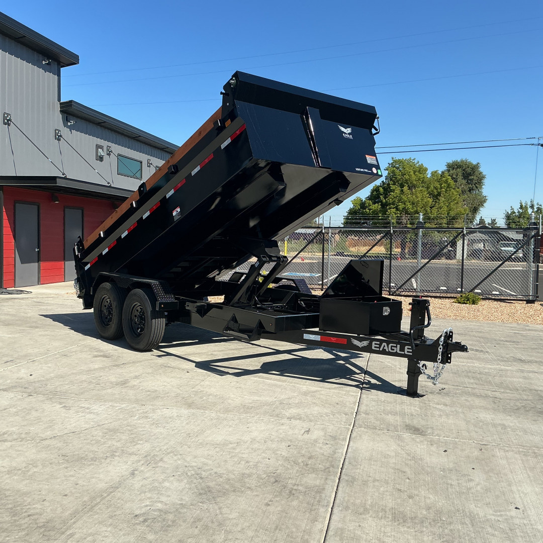 New 2026 Eagle Trailers 7x14 Venture Pro Low Profile Tandem Axle 14K Dump Trailer