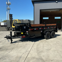 New 2026 Eagle Trailers 7x14 Venture Pro Low Profile Tandem Axle 14K Dump Trailer