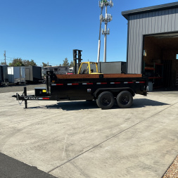 New 2026 Eagle Trailers 7x14 Venture Pro Low Profile Tandem Axle 14K Dump Trailer