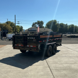 New 2026 Eagle Trailers 7x14 Venture Pro Low Profile Tandem Axle 14K Dump Trailer