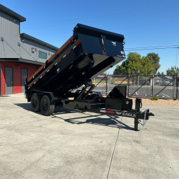 New 2026 Eagle Trailers 7x14 Venture Pro Low Profile Tandem Axle 14K Dump Trailer