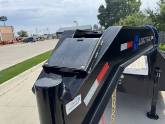 Used LIKE New 2024 Load Trail 40’ Gooseneck Deckover 35’ plus 5’ x 102” with 2-12K tandem dual axles=24K