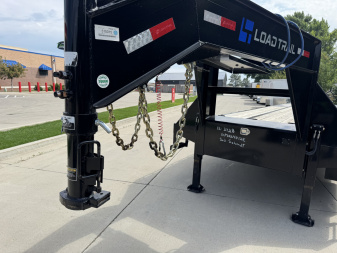 Used LIKE New 2024 Load Trail 40’ Gooseneck Deckover 35’ plus 5’ x 102” with 2-12K tandem dual axles=24K
