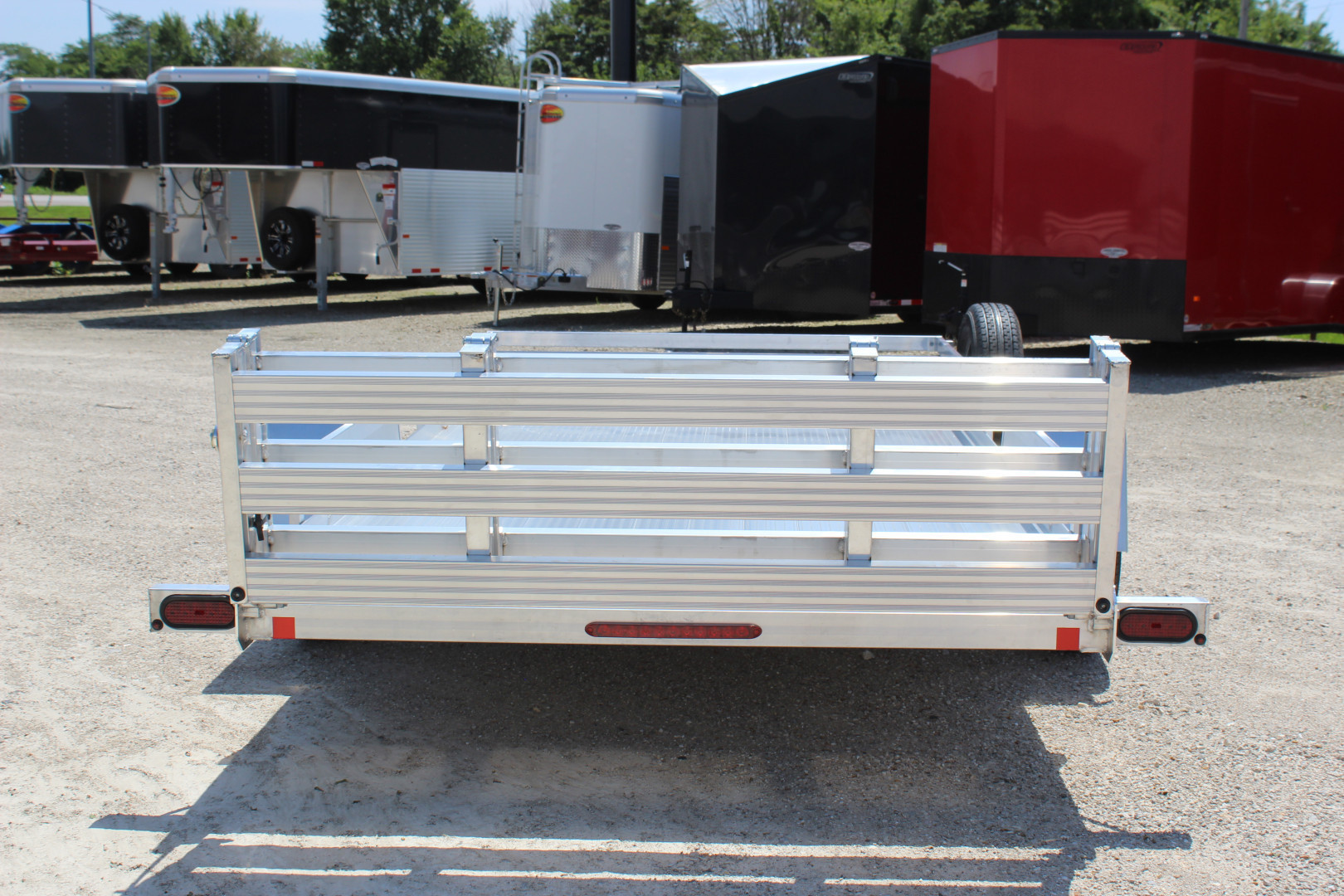New 2026 Bear Track Aluminum 76x12 Utility Trailer