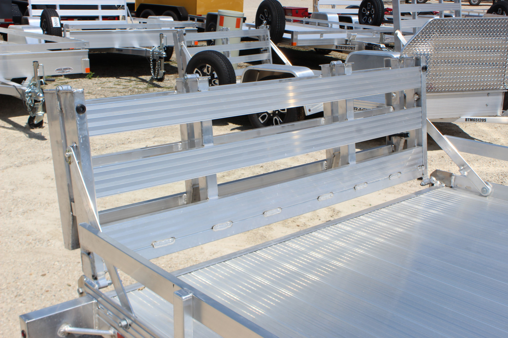 New 2026 Bear Track Aluminum 76x12 Utility Trailer