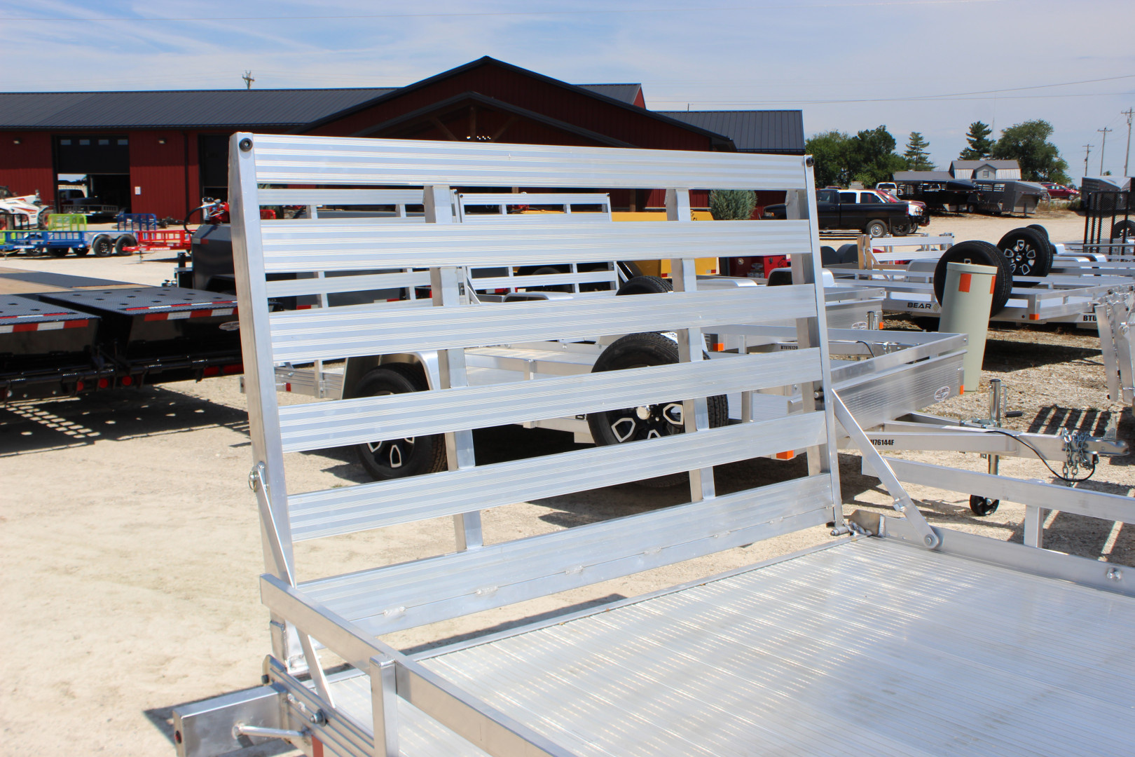 New 2026 Bear Track 76x12 Aluminum Utility Trailer