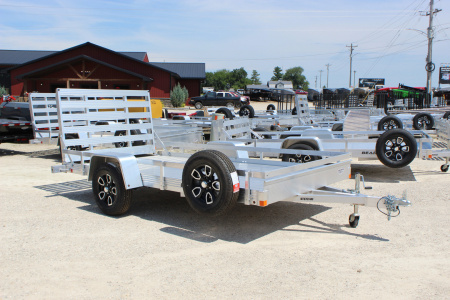 New 2026 Bear Track 76x12 Aluminum Utility Trailer