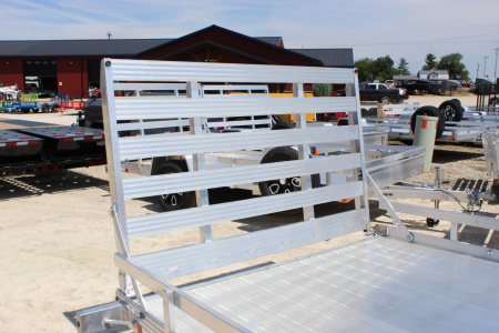 New 2026 Bear Track 76x12 Aluminum Utility Trailer